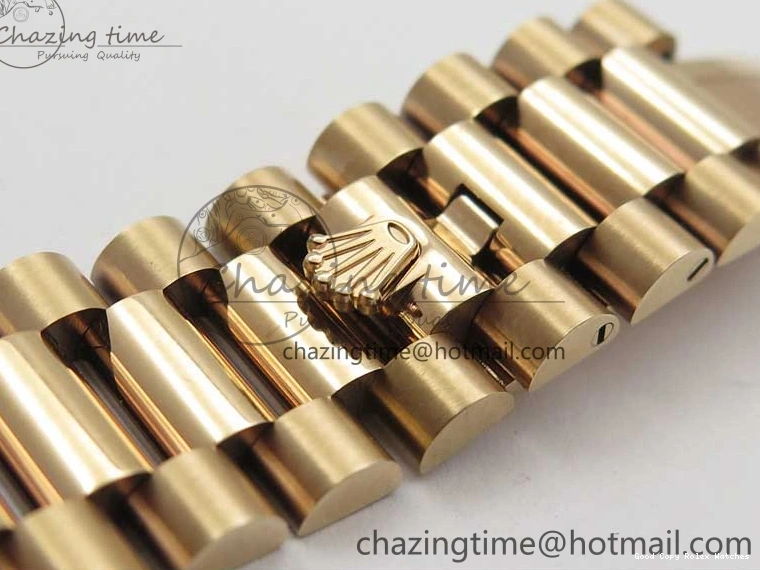 Best AAA Replica Sites Dial 40mm 904 New Version RG Bracelet Bold 228239 2825 President A Crystal Markers Day-Date on RG BP Brown Dial T 0118